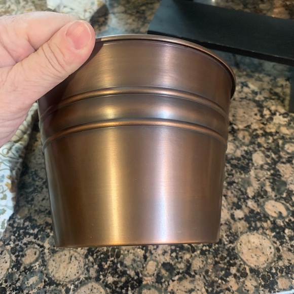 None Other - Stylish Copper Planter